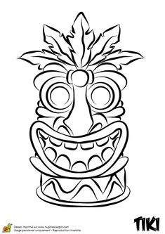 Tiki Coloring Pages At Getdrawings Free Download