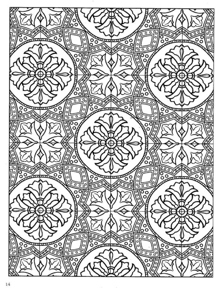 Tile Coloring Pages At Getdrawings Free Download