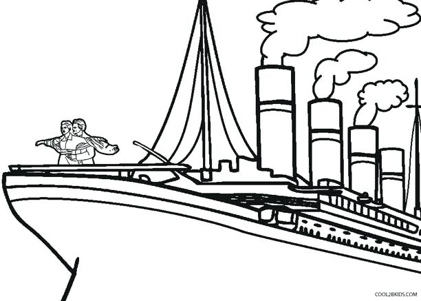 Titanic Movie Coloring Pages At Getdrawings 