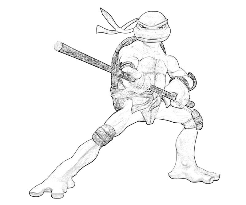 Tmnt Donatello Coloring Pages At Getdrawings Free Download