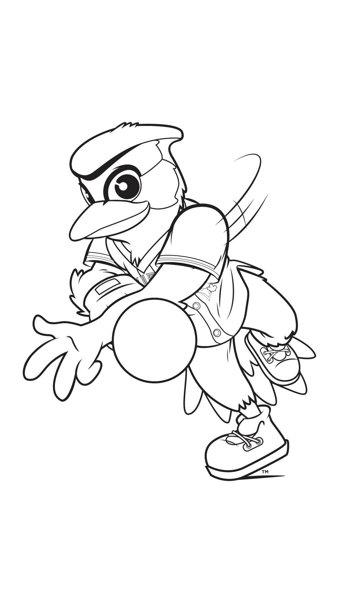 Toronto Blue Jays Coloring Pages at GetDrawings | Free download