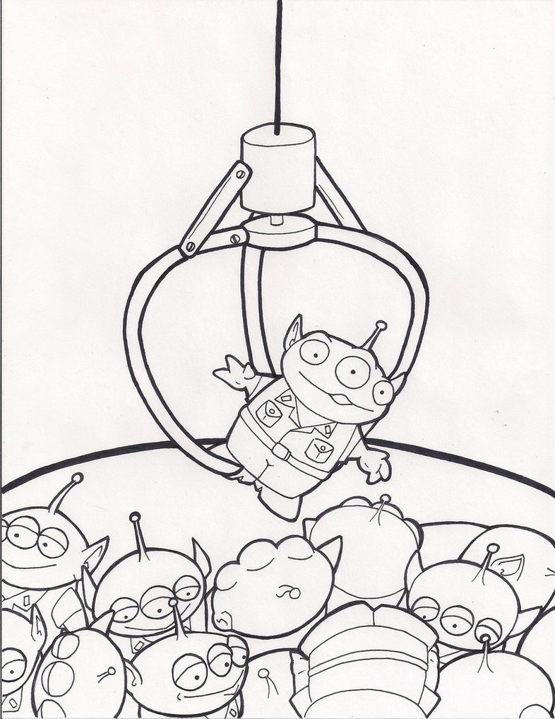786x1017 Toy Story Aliens Coloring Pages.