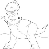 Toy Story Rex Coloring Pages At Getdrawings Free Download