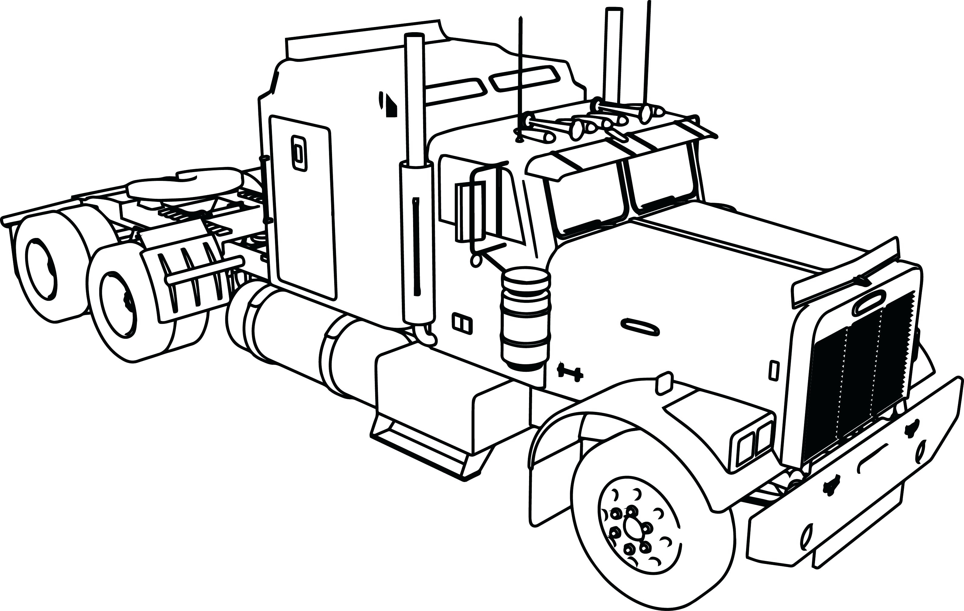 Trailer Coloring Page At GetDrawings Free Download