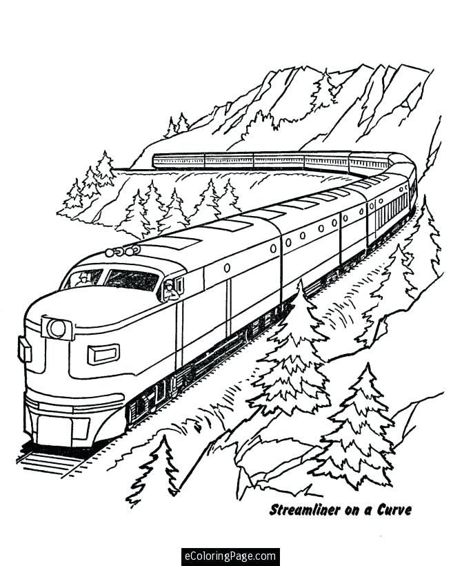 Train Station Coloring Pages at GetDrawings | Free download