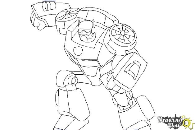 Optimus Prime Bot Coloring Pages For Kids Printable Free Rescue Bots