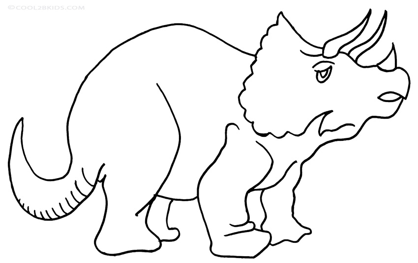 Triceratops Coloring Page at GetDrawings | Free download