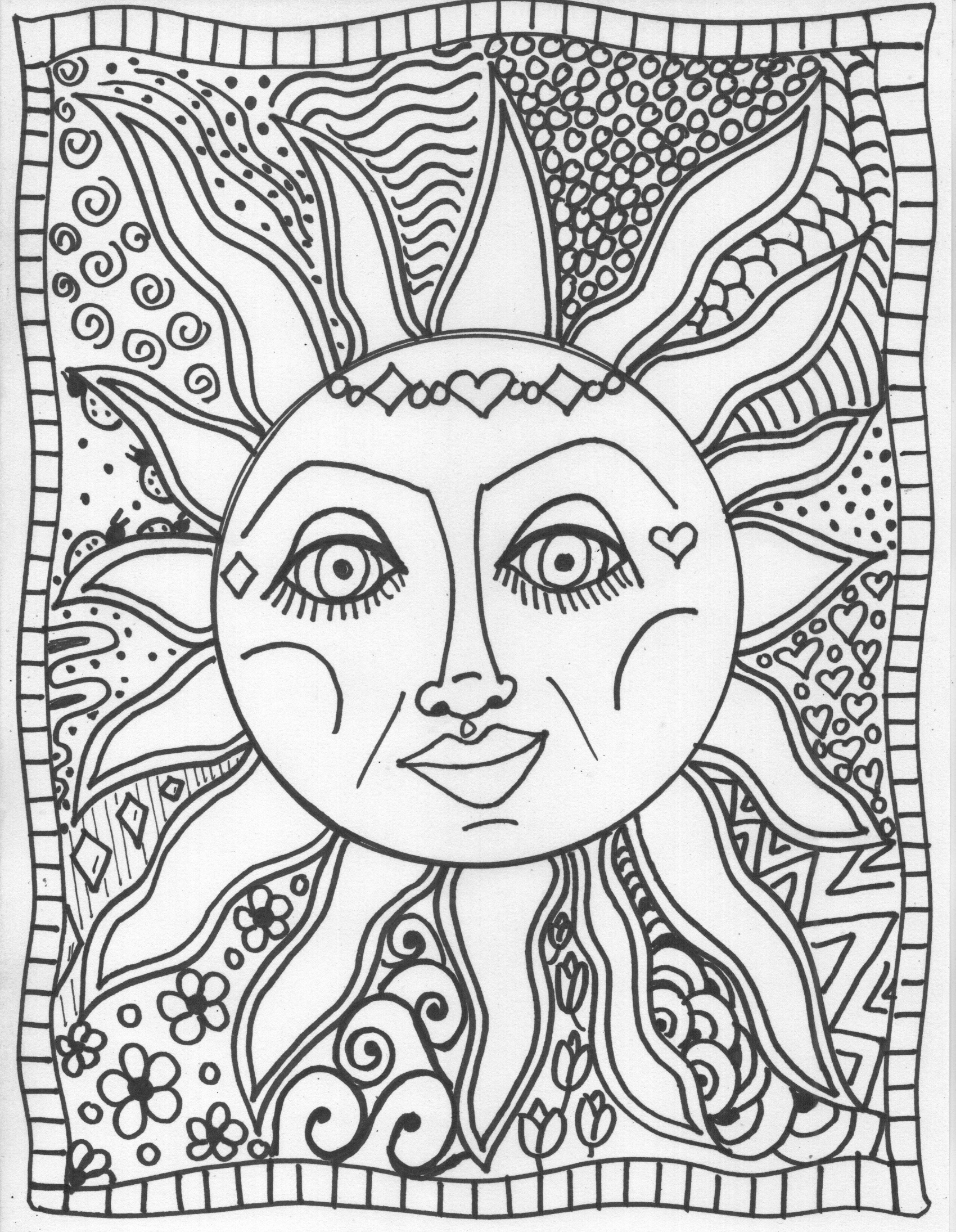 Trippy Coloring Pages For Adults at GetDrawings Free download