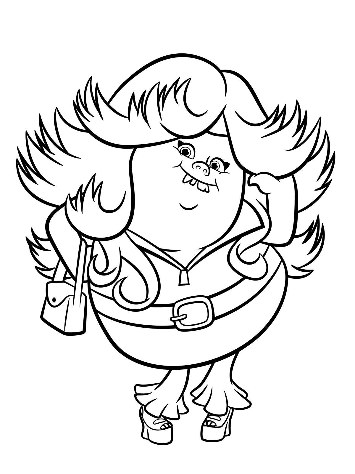 Trolls Free Coloring Pages At GetDrawings Free Download