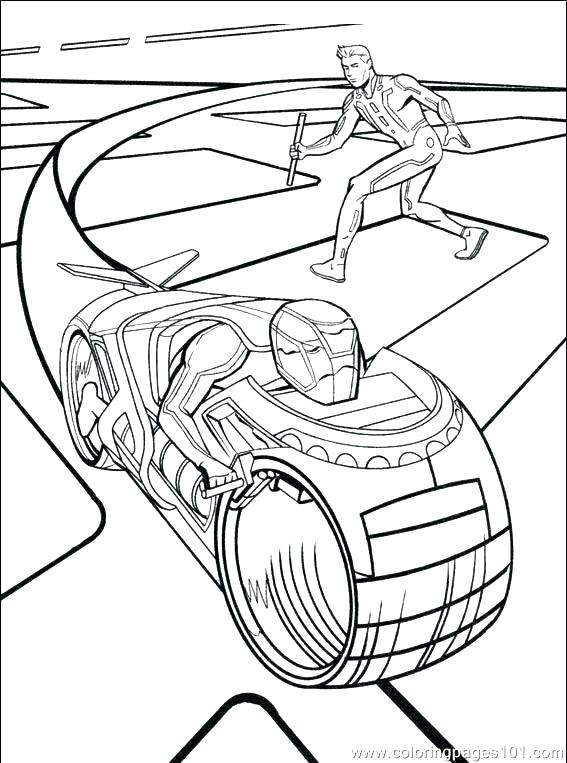 Tron Coloring Pages At Getdrawings 