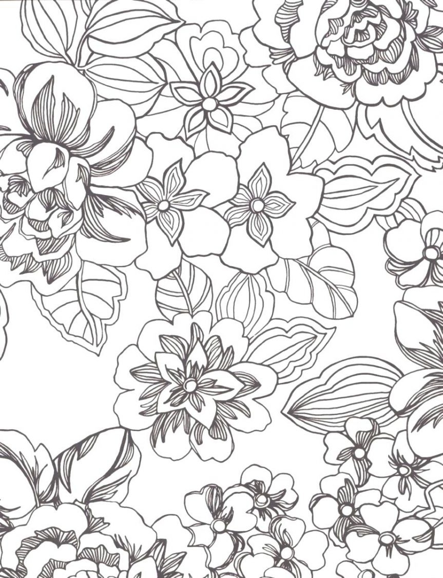 Tropical Leaves Coloring Pages at GetDrawings | Free download