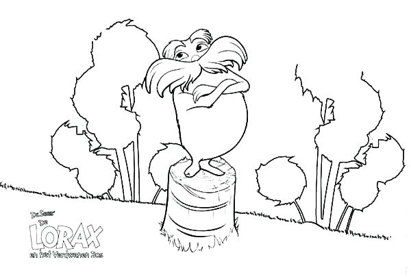 Truffula Tree Math Coloring Page Coloring Pages