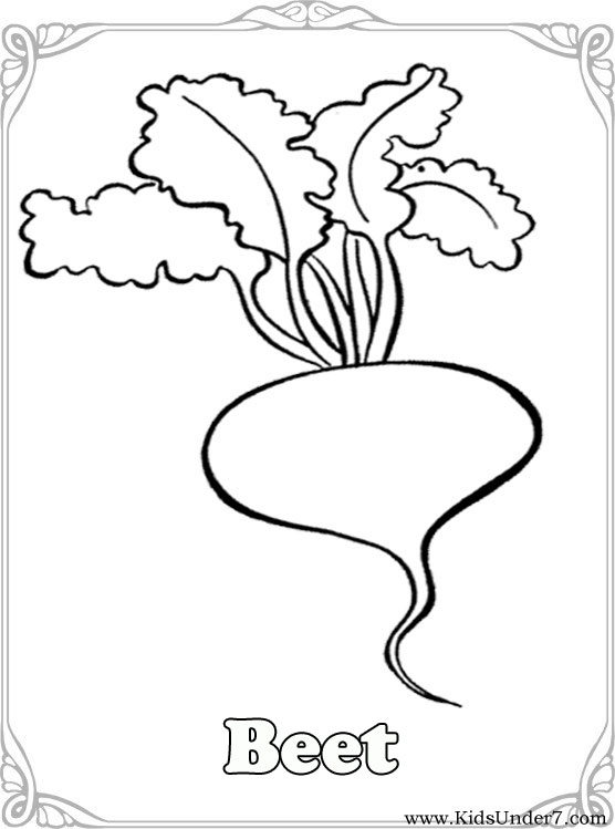 Turnip Coloring Page at GetDrawings | Free download