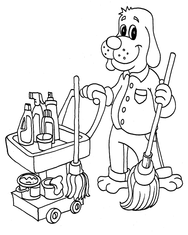 Vacuum Cleaner Coloring Page at GetDrawings Free download