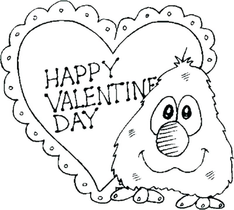 Valentine Coloring Pages For Kindergarten at GetDrawings ...