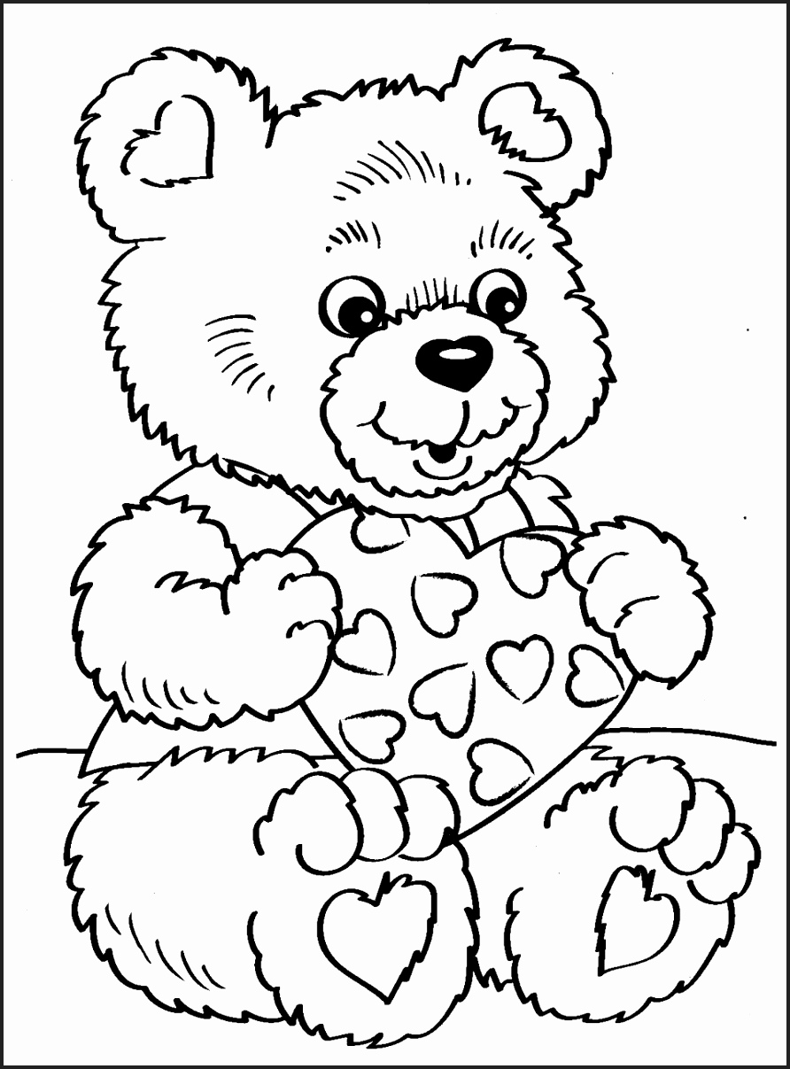 Valentine Coloring Pages For Kindergarten at GetDrawings | Free download