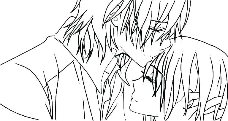 Anime Vampire Knight Coloring Pages - Coloring and Drawing