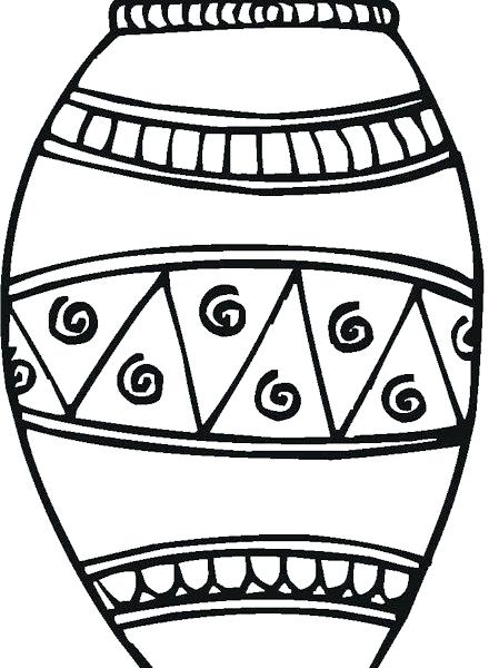 The Best Free Vase Coloring Page Images Download From 165 Free Coloring Pages Of Vase At Getdrawings