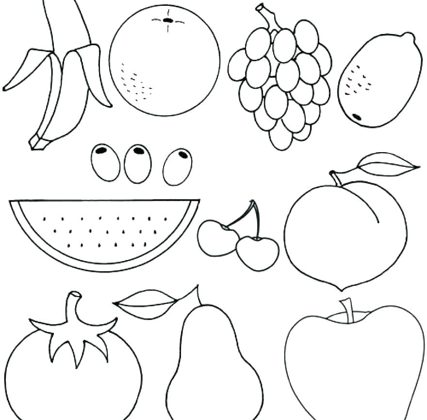 Vegetables Coloring Pages For Kindergarten at GetDrawings | Free download