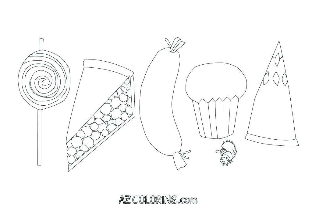 Very Hungry Caterpillar Coloring Page at GetDrawings