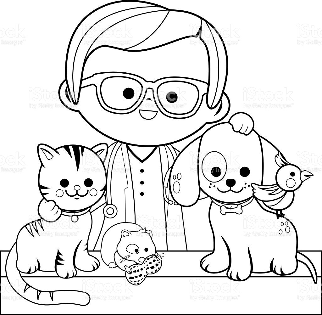 Vet Coloring Pages At GetDrawings Free Download