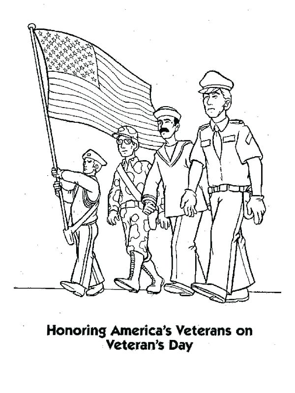 Veterans Day Printables Coloring Pages at GetDrawings | Free download