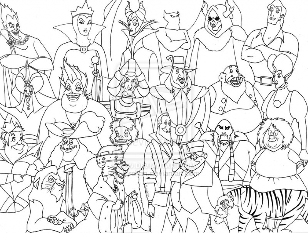 Villian Coloring Pages at GetDrawings | Free download