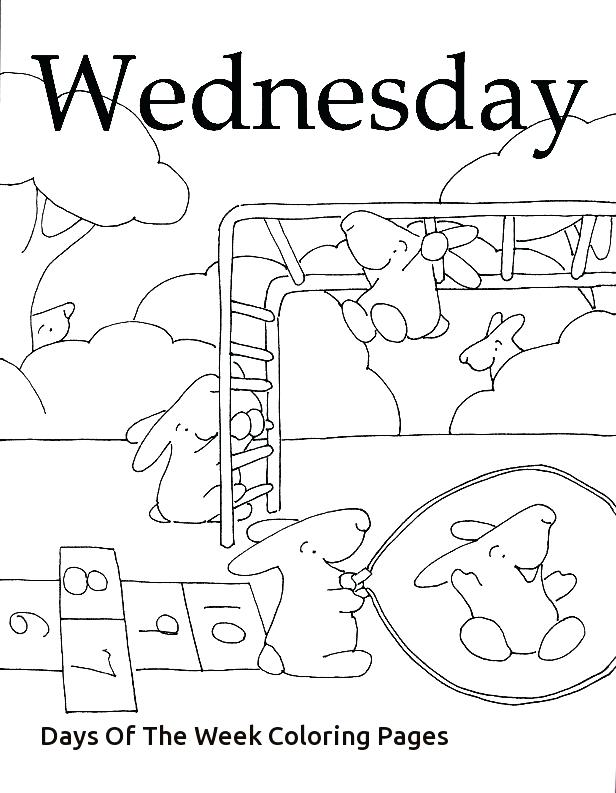 Wacky Wednesday Coloring Pages at GetDrawings | Free download
