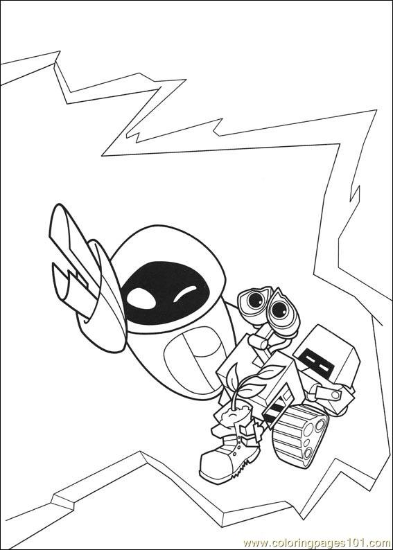 Wall E And Eve Coloring Pages At Getdrawings Free Download