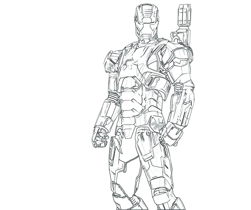 War Machine Coloring Pages At GetDrawings Free Download