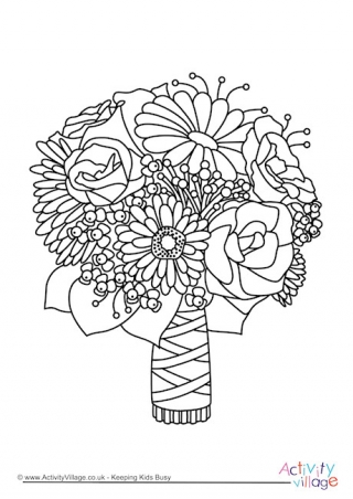 31 Wedding Coloring Book For Kids - Free Printable Coloring Pages