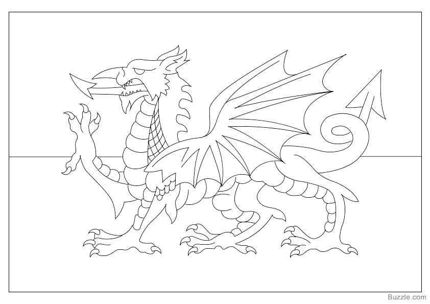 Welsh Dragon Coloring Pages At Getdrawings Free Download