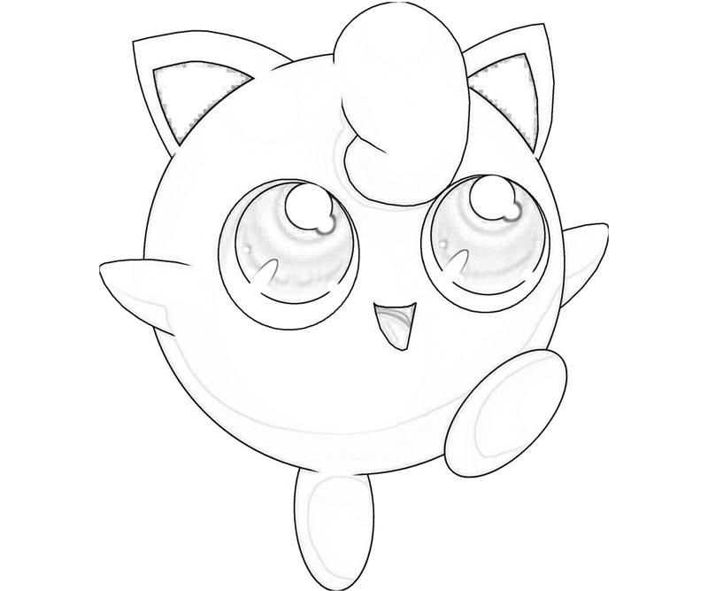Wigglytuff Coloring Page at GetDrawings | Free download