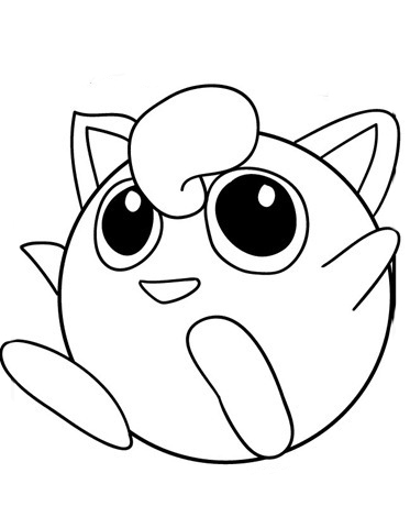 Wigglytuff Coloring Page at GetDrawings | Free download