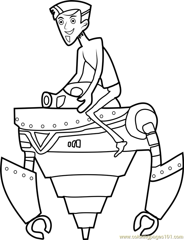 Wild Kratts Coloring Pages Free at GetDrawings | Free download