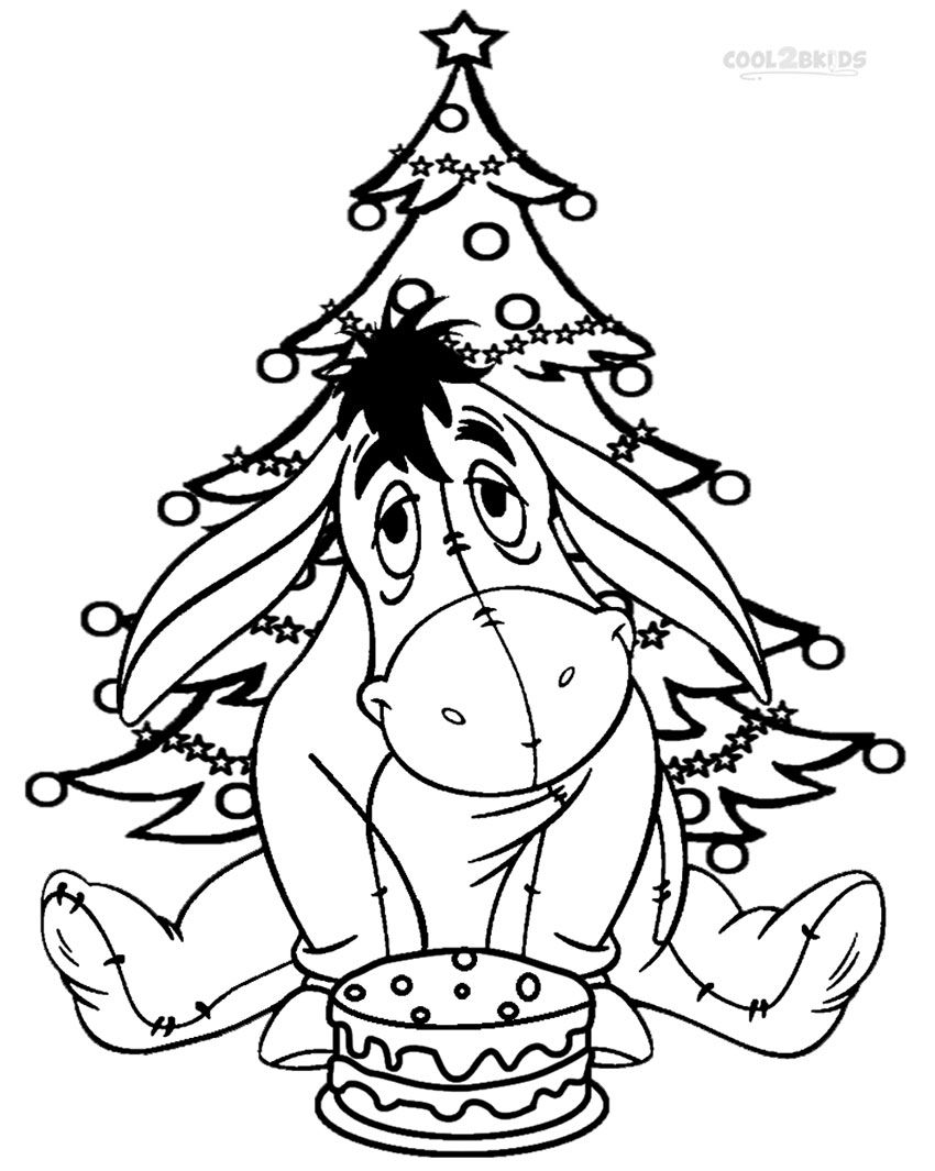 Winnie The Pooh Christmas Coloring Pages at GetDrawings | Free download