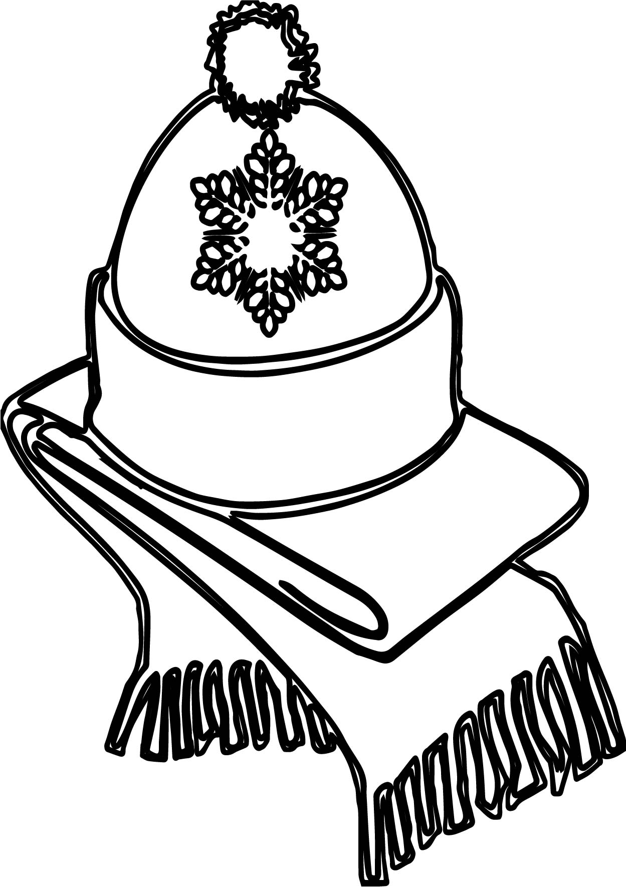 Winter Hat Coloring Pages At GetDrawings Free Download