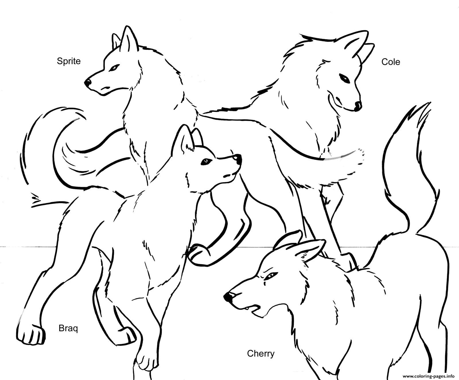Wolf Coloring Pages Printable at GetDrawings | Free download
