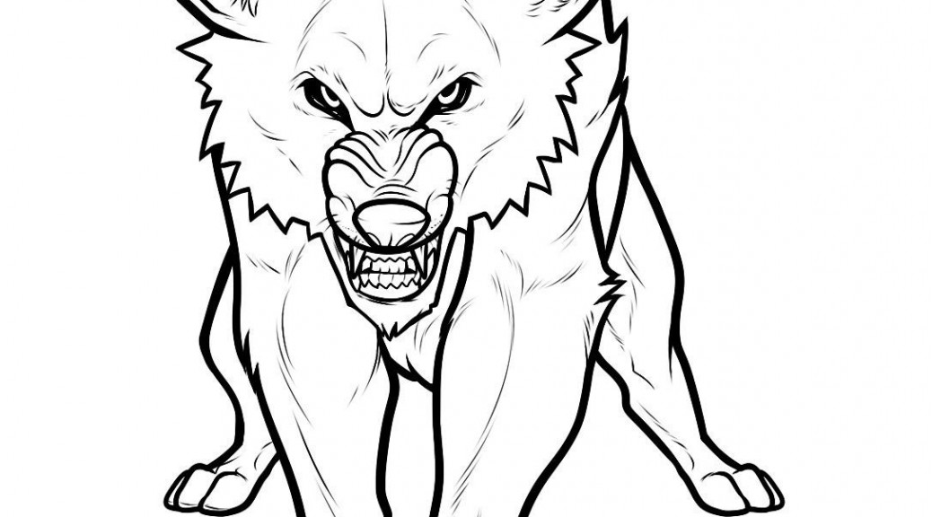 Wolf Face Coloring Pages at GetDrawings | Free download