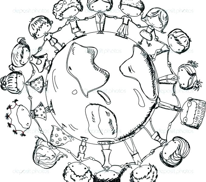 World Coloring Pages Printable at GetDrawings | Free download