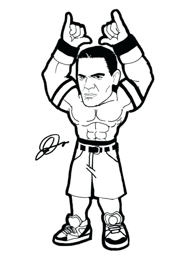 Wwe Coloring Pages Roman Reigns At Getdrawings Free Download