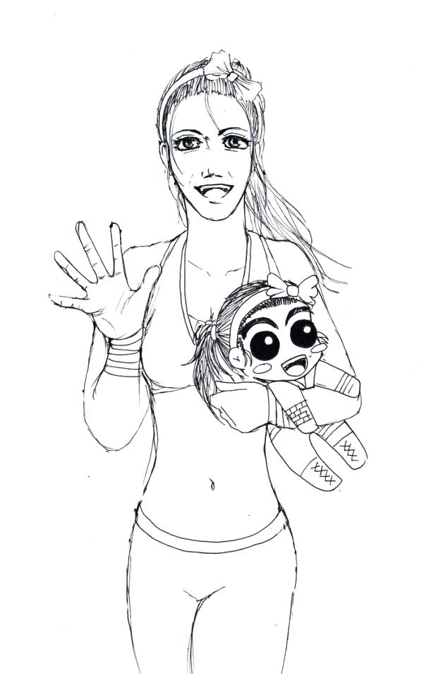 35 Wwe Divas Coloring Pages - Free Printable Coloring Pages