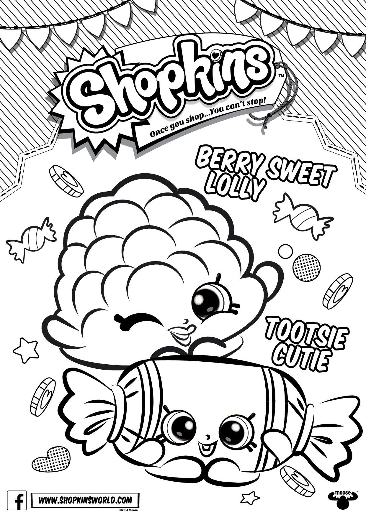 The best free Shopkin coloring page images. Download from ...