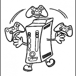 Xbox Controller Coloring Pages at GetDrawings | Free download