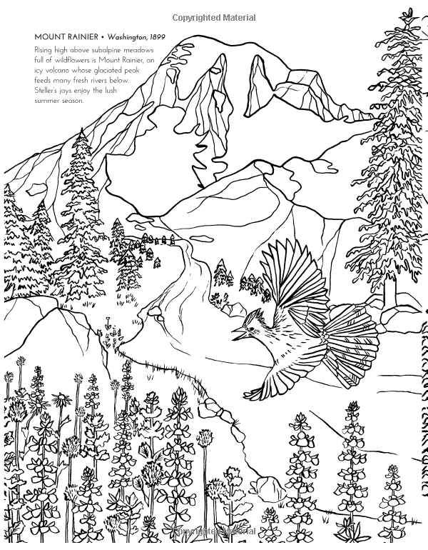 Yellowstone National Park Coloring Pages At GetDrawings Free Download