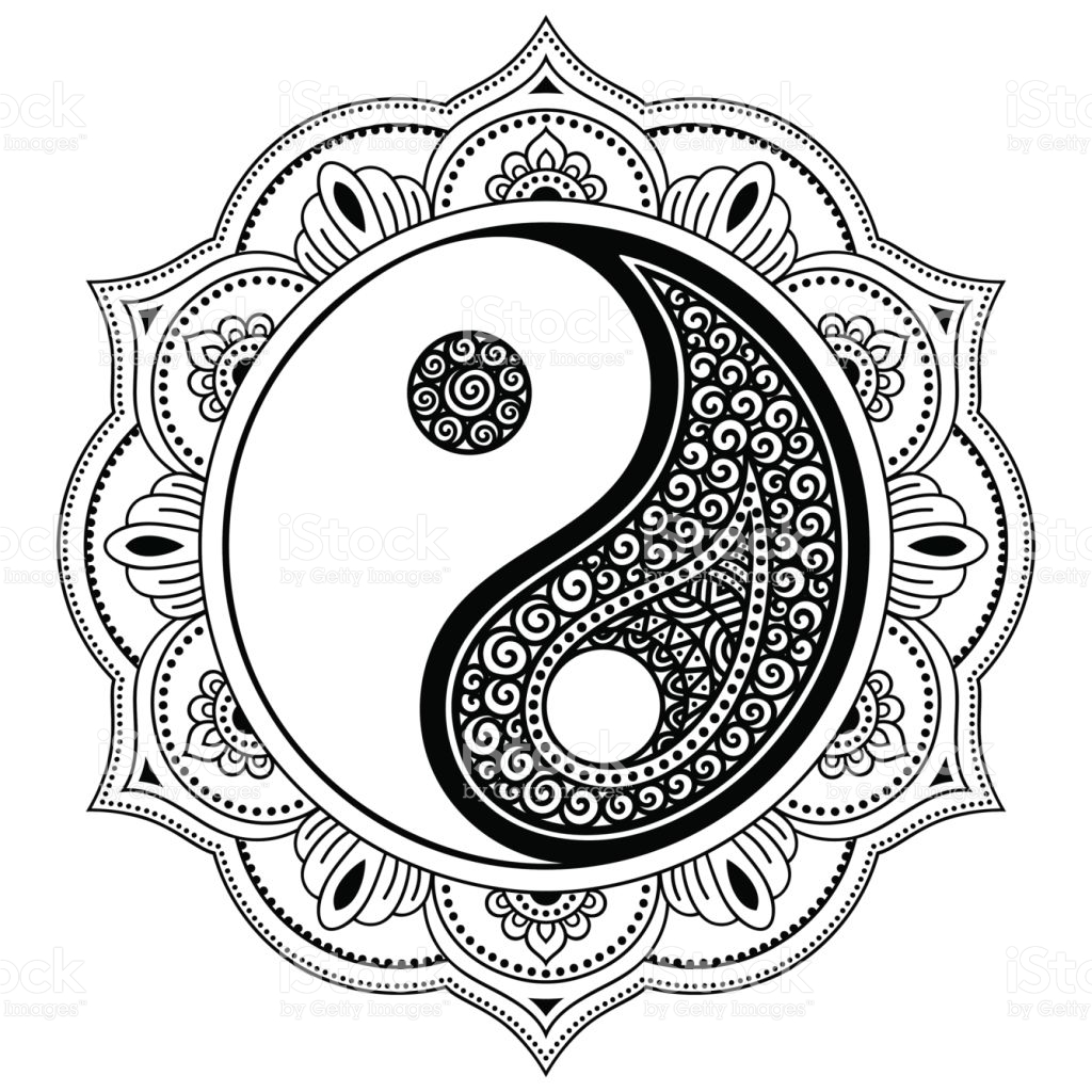 54 Yin Yang Mandala Zum Ausmalen - Ausmalbilder / Malvorlagen kostenlos