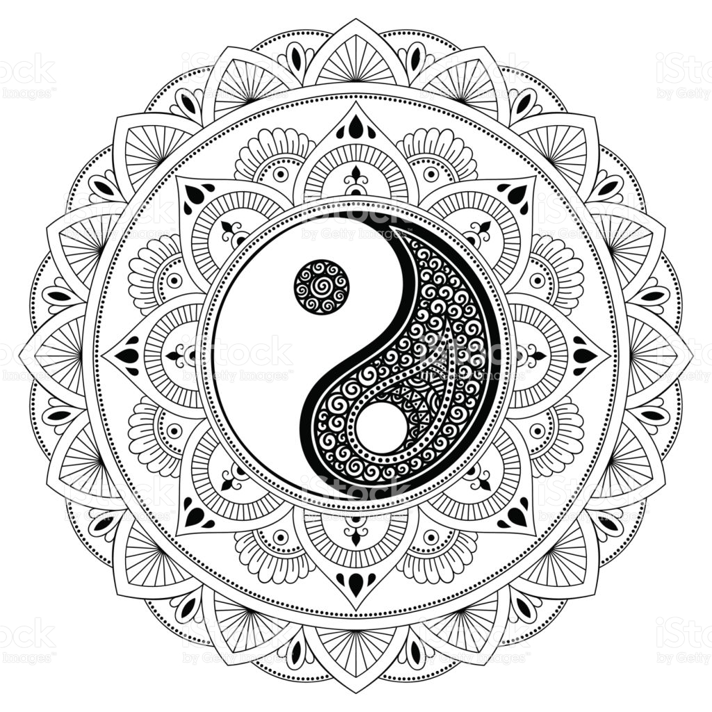 Ying Yang Coloring Pages at GetDrawings | Free download
