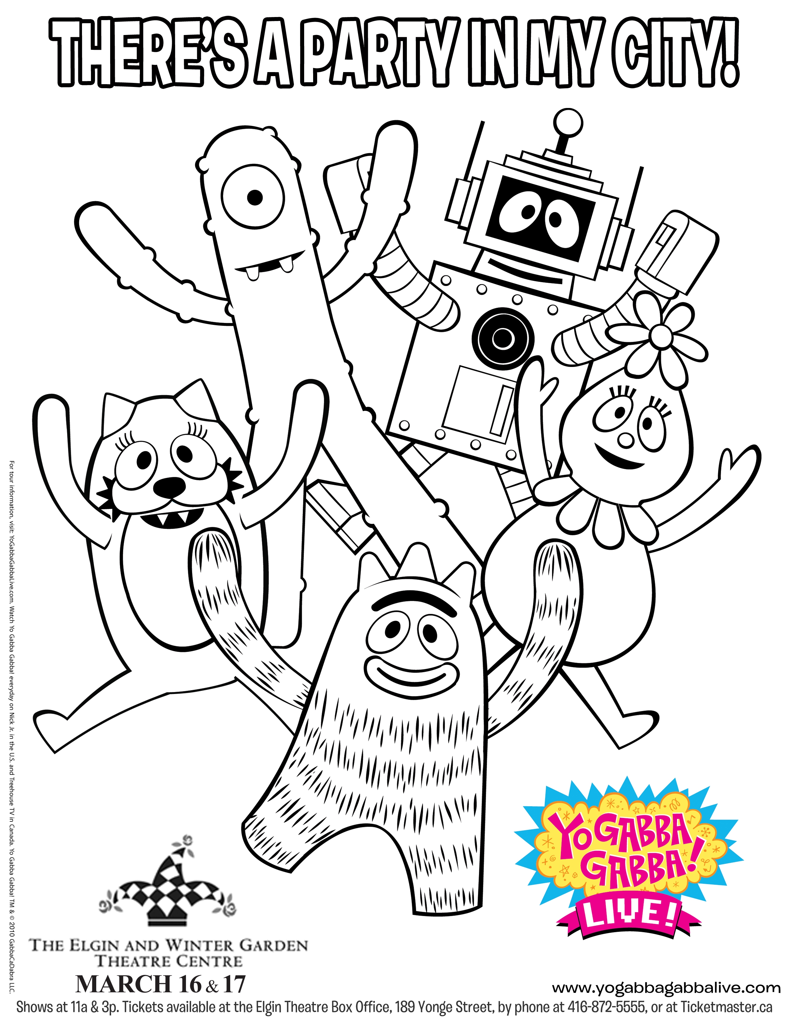 2550x3300 Coloring Yo Gabba Coloring Pages Delightful Ideas Free Printable.