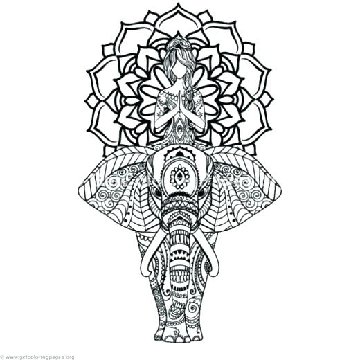 Yoga Coloring Pages At Getdrawings Free Download