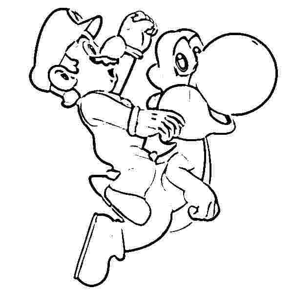 the best free yoshi coloring page images download from